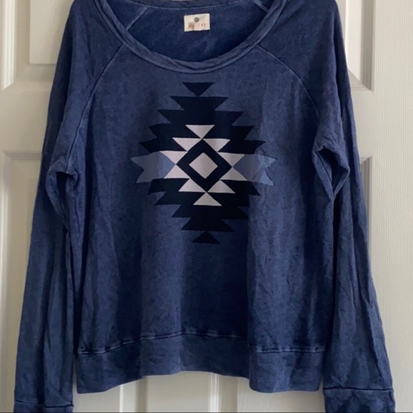 Sundry Aztec print pullover S/0 - Picture 3 of 5
